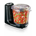 Hamilton Beach - FOOD CHOPPERS - 3 cup Food Chopper w/touchpad - Black